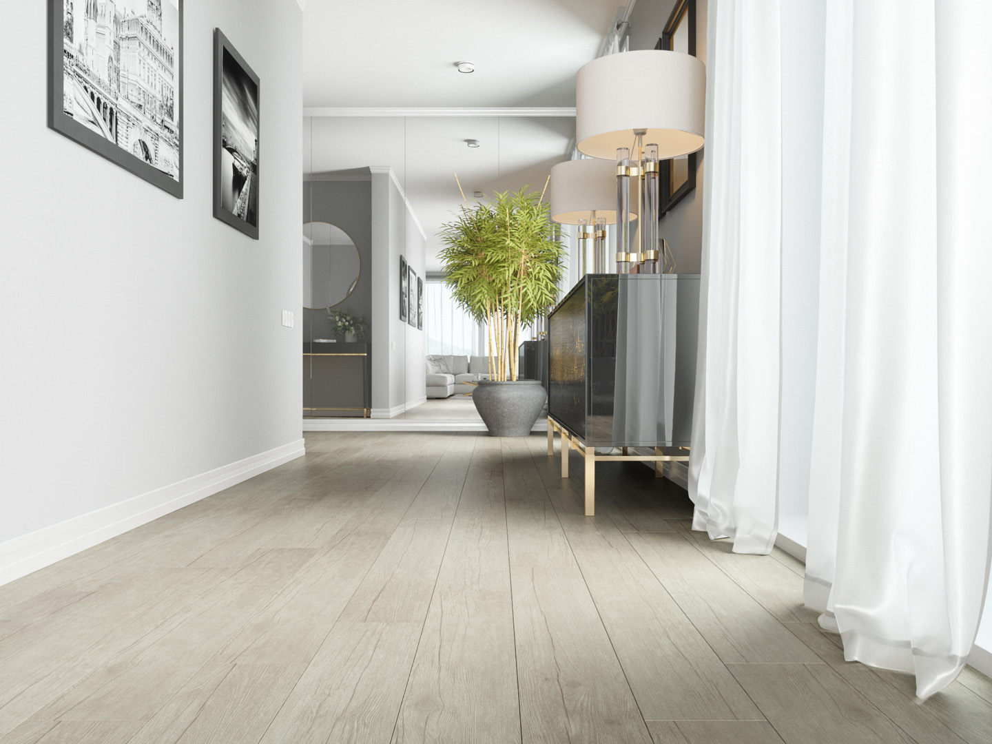 ПВХ плитка Decoria Office Tile DW1401 Дуб Тоба 2.5/0.5мм